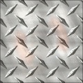 Diamond Metal Plate With Image