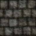 Stone wall with moss
