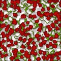 Abstract rosebush