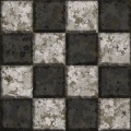 overlooked bathroom floor