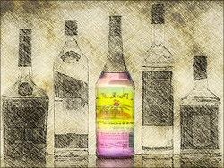Filter Forge Old Drawing Blend Effect