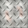 Diamond Metal Plate With Image