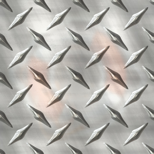 Diamond Metal Plate With Image (Effect)