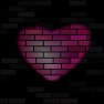 Heart on the wall
