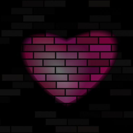 Heart on the wall (Texture)