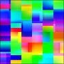Abstract Multicolor Gradient Tiles
