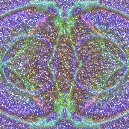 Rainbow-colored kaleidoscope (Effect)
