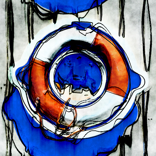 Pen on Watercolor (Effect)