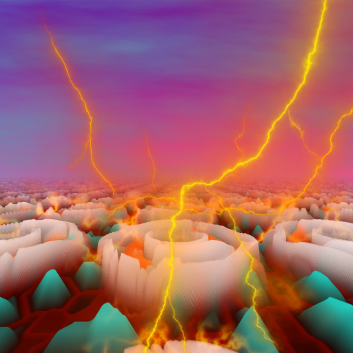 Stone World Landscapes 4B - Kaminari no Arashi (Effect)