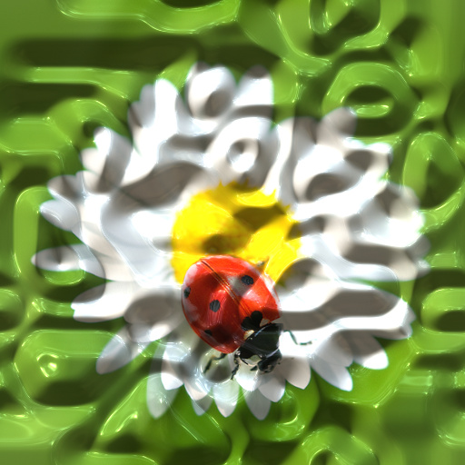3D Artistic Ridges, Gluey, Watery Photo Effect (Effect)