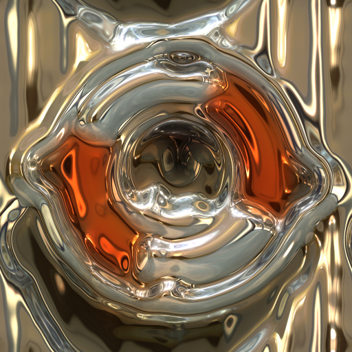 3D Reflective Smooth Metal Coating (Effect)