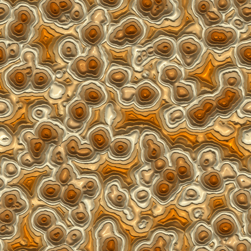 3D Reflective Colorful Layered Cells (Texture)