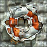 3D Reflective Crystal Blocks Photo Effect