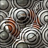 3D Reflective Big Cells Photo Effect