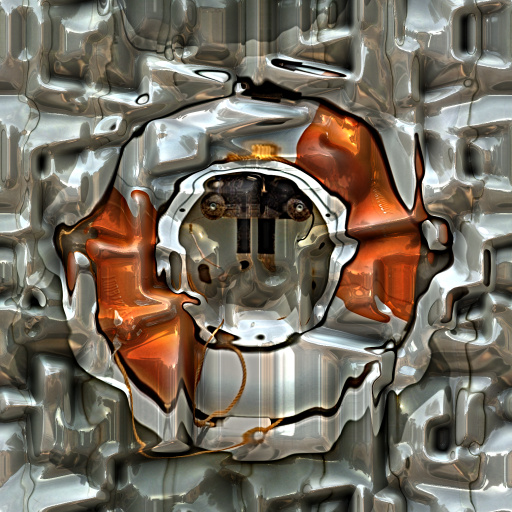 3D Reflective Modernistic Blocks Photo Effect (Effect)