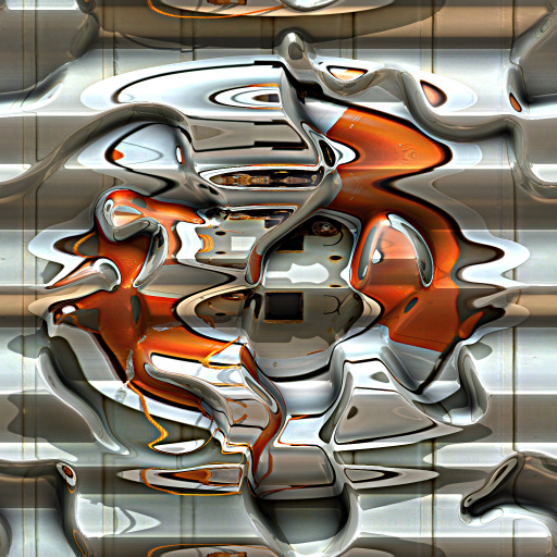 3D Reflective Corrugated Abstract Photo Effect (Effect)