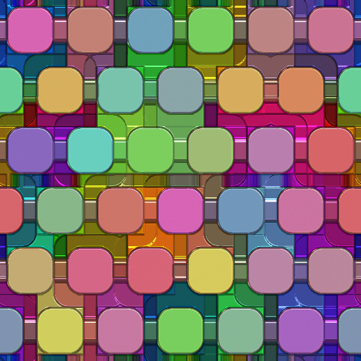 Colorful 3D Reflective Scrapbook Patterns #1 (Texture)