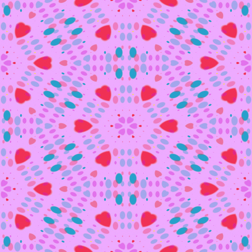 Kaleidoscopic hearts by CTextures