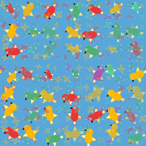 Birds in the air (Texture)