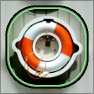 Inset Frame in Blurred Background