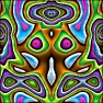 3D Reflective Psychedelic Mirrored Layers