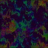 multi colored  blended  distortes