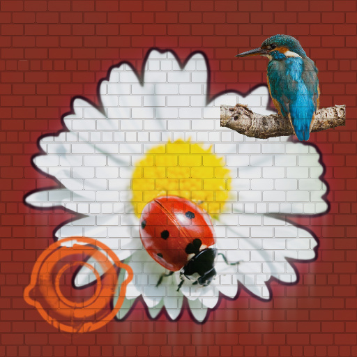 Graffiti, Tag & Stencil on Brick Wall (Effect)