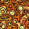 2D Abstract Tri-Color Pattern Maker With Outlines