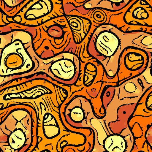 2D Abstract Tri-Color Pattern Maker With Outlines by DJI