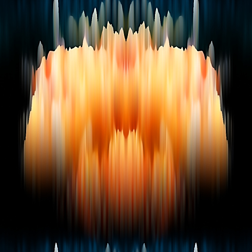 Flat Mirrored Smudge Photo Effect (Effect)