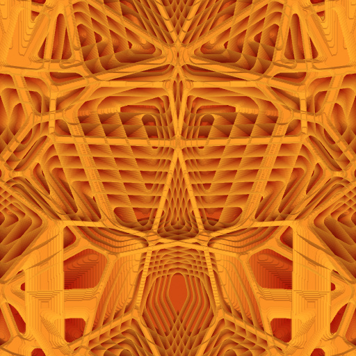 3D Layered Colorful Mirror Image Pattern Maker (Texture)
