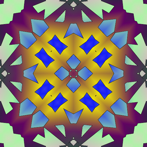 Geometric Color Gradient Patterns by jhantares