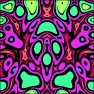 2D Colorful Abstract Mirror Image Pattern Maker