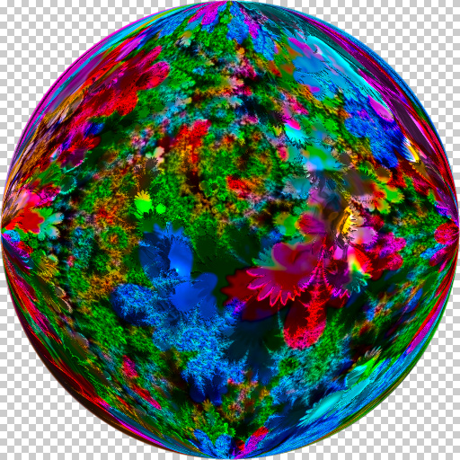 Dark Metallic Fractal Planet