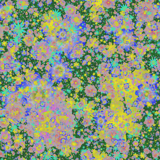 Flowers on Grass FB (Texture)