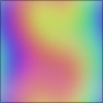 Soft Rainbow Gradient Waves