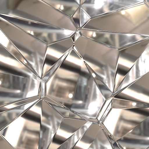 Colorful Dual-Mode Geometric Glass (Texture)