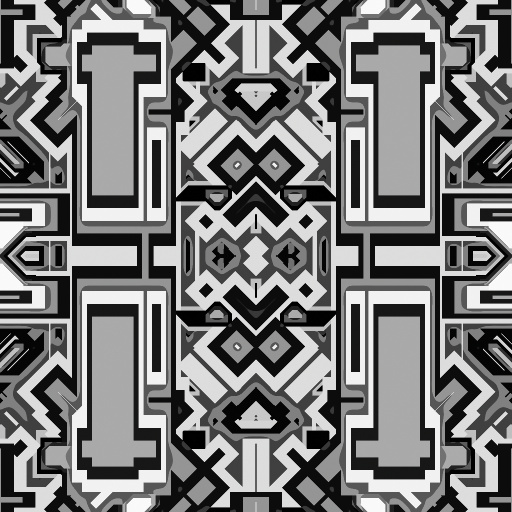 2D Grayscale Architectural Patterns (Texture)