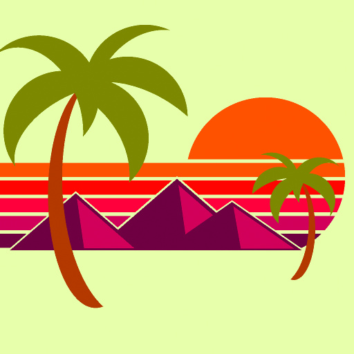 Retro Sun (Texture)