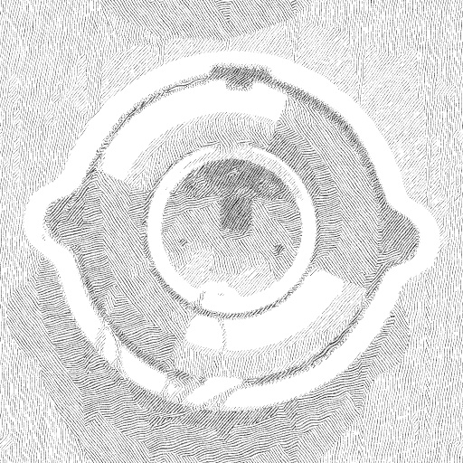 Minimal Hatched Engraving
