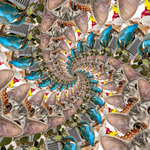 Multi Image Stacked Swirl (Effect)