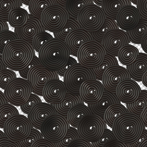 Liquorice Snails (Texture)