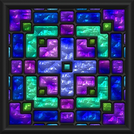 Stained Glass 1, Vers. 2 (Texture)