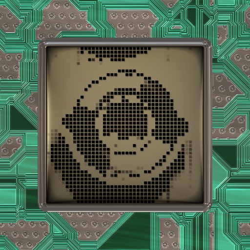 LCD Circuitry Board (Effect)