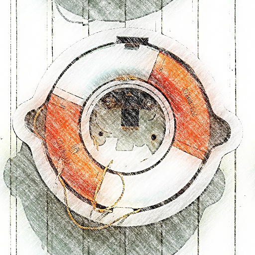 Colored Pencilcrayon Drawing (Effect)