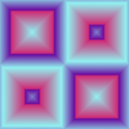 Tricolor Geo Scramble (Texture)