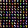 Plastic Stripey Facets