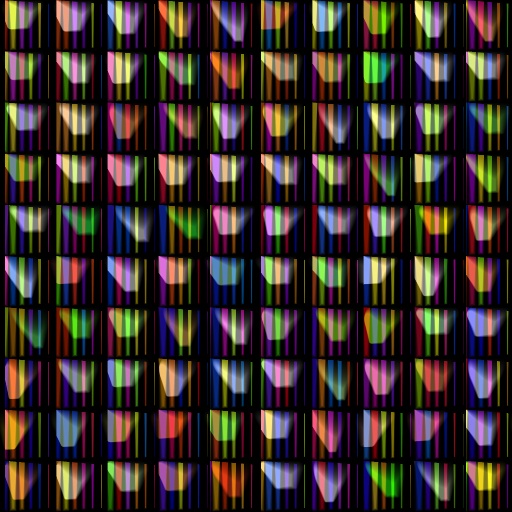 Plastic Stripey Facets (Texture)