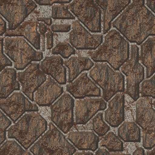 Corroded Techno Tiles (Texture)
