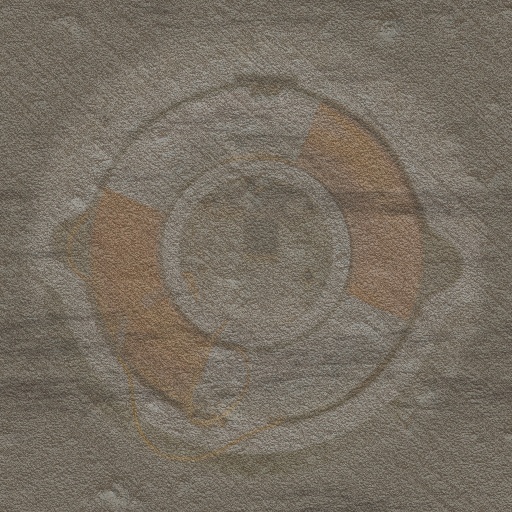 painted on concrete (Effect)